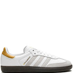 adidas X Kith Samba ?hite/Grey/Gold?Sneakers