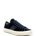 Tom Ford Cambridge Crocodile-Effect Leather Sneakers