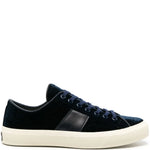 Tom Ford Cambridge Crocodile-Effect Leather Sneakers