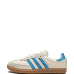 adidas X Sporty And Rich Samba Cream Blue Sneakers