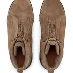 Zegna Triple Stitch Vetta Suede Sneakers