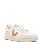 Veja V-90 Leather Sneakers