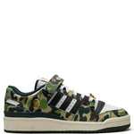 adidas X Bape Forum 84 Low 30Th Anniversary Green Camo Sneakers
