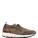 Scarosso Knitted-Upper Leather Sneakers