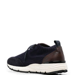 Scarosso Knitted-Upper Suede Sneakers