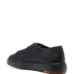Santoni Leather Low-Top Sneakers