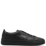 Santoni Leather Low-Top Sneakers