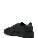 Santoni Leather Low-Top Sneakers