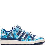 adidas Forum 84 Low Bape 30Th Anniversary Blue Camo Sneakers