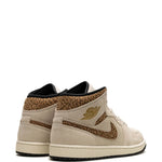 Air Jordan 1 Mid Brown Elephant Sneakers