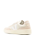 Veja V-90 Panelled Low-Top Suede Sneakers