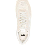 Veja V-90 Panelled Low-Top Suede Sneakers