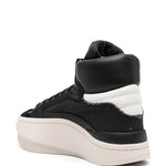 Y-3 Centennial Panelled Leather Sneakers