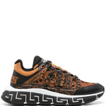 Versace Trigreca Dalmatian-Print Sneakers