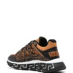 Versace Trigreca Dalmatian-Print Sneakers