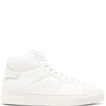 Santoni Leather High-Top Sneakers