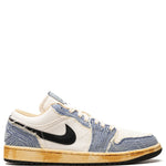 Air Jordan 1 Low Se Sashiko Denim Sneakers
