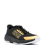 Versace Jeans Couture Logo-Print Low-Top Sneakers