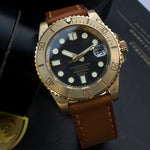 Vintage bronze water ghost diving watch