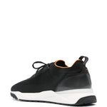 Santoni Knitted Panelled Sneakers