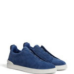 Zegna Triple Stitch?Suede Sneakers