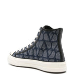 Valentino Garavani Vlogo Signature High-Top Sneakers