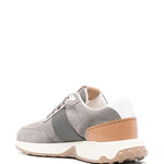 Tod'S Leather-Trim Suede Sneakers