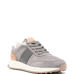Tod'S Leather-Trim Suede Sneakers