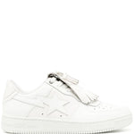 A Bathing Ape?Quilt Tassel Leather Sneakers