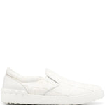 Valentino Garavani Star-Jacquard Canvas Sneakers