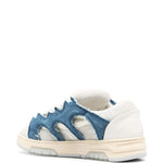 Santha Panelled Padded Leather Sneakers