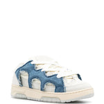 Santha Panelled Padded Leather Sneakers