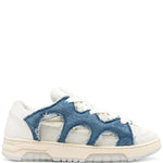 Santha Panelled Padded Leather Sneakers