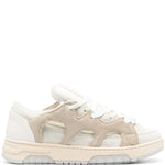 Santha Panelled Padded Leather Sneakers