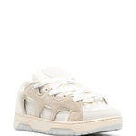 Santha Panelled Padded Leather Sneakers