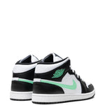 Air Jordan 1 Mid Green Glow Sneakers