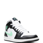 Air Jordan 1 Mid Green Glow Sneakers