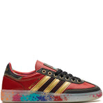 adidas Handball Spezial S.E.E.D. - Scarlet Gold Paint Splatter Sneakers