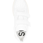 Acne Studios Logo-Plaque Leather Sneakers