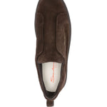 Santoni Suede Slip-On Sneakers