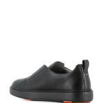 Santoni Slip-On Leather Sneakers
