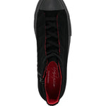 Yohji Yamamoto Lace-Up High-Top Sneakers