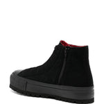 Yohji Yamamoto Lace-Up High-Top Sneakers
