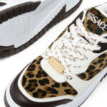 Versace Odissea Leopard-Print Sneakers