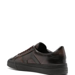 Santoni Logo-Debossed Sneakers
