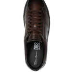 Santoni Logo-Debossed Sneakers
