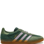 adidas Gazelle Indoor Mineral Green/ Silver Sneakers