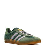adidas Gazelle Indoor Mineral Green/ Silver Sneakers
