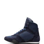 Versace High Top Greek Key Navy Sneakers