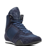Versace High Top Greek Key Navy Sneakers